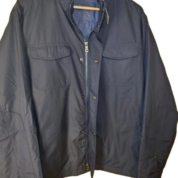 Peter Millar Norfolk Bomber Jacket / MF24Z03 / Color Navy / X-Large - Picture 9 of 13